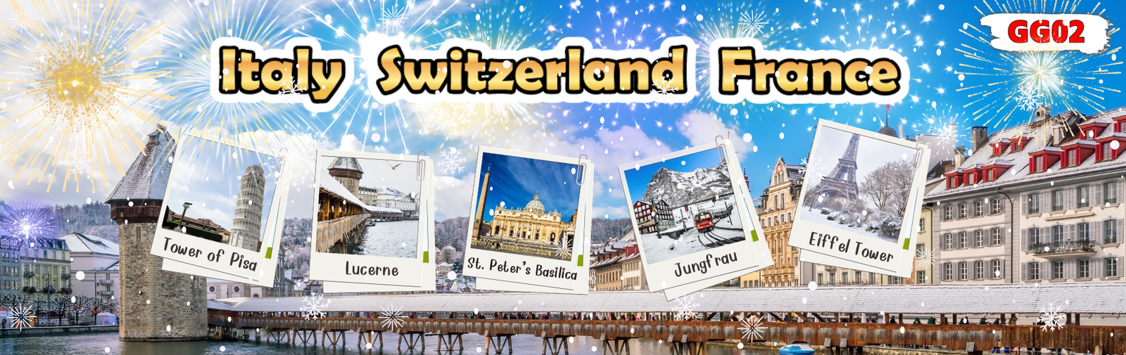 อิตาลี สวิตเซอร์แลนด์ ฝรั่งเศส 9 วัน 6 คืน