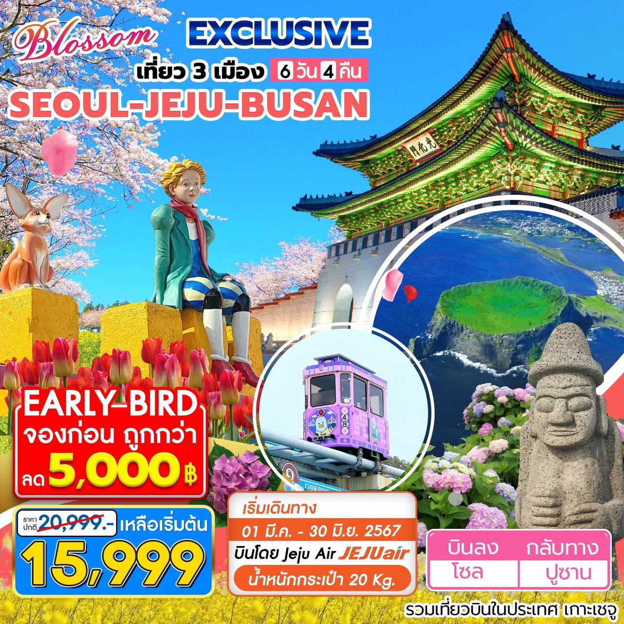 EXCLUSIVE BUSAN-JEJU-SEOUL 6D4N By 7C (ปิด) - TPRO234077