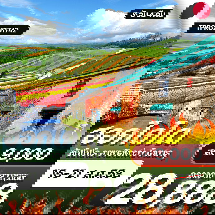 โปรไฟไหม้ ญี่ปุ่น ฮอกไกโด ซัปโปโร อาซาฮิคาว่า โอตารุ ลด 9,000.-