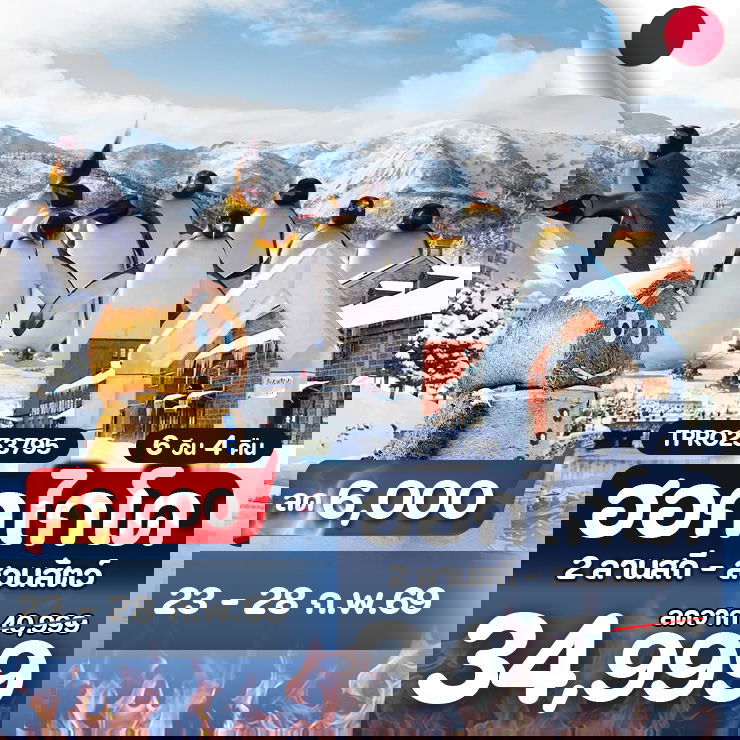 โปรไฟไหม้ ญี่ปุ่น ฮอกไกโด อาซาฮิคาว่า โอตารุ 2 ลานสกี สวนสัตว์ ลด 6,000.-